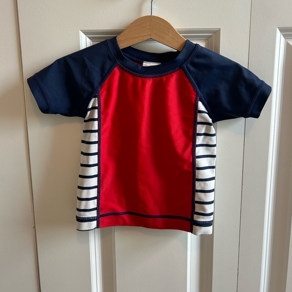 Hanna Andersson Other - Hanna Andersson red white and blue swim top size 12-18 months (75)